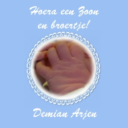 Geboorte Demian Arjen